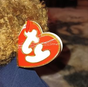 Samuel the bear beanie baby